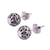 Sterling silver filigree stud earrings, 'Sweet Charmer' - Vintage Style 925 Sterling Silver Filigree Stud Earrings (image 2d) thumbail