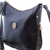 Leather shoulder bag, 'Chic Andes in Black' - Adjustable Leather Shoulder Bag in Black from Peru (image 2c) thumbail