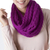 Alpaca blend infinity scarf, 'Fashionable Andes in Magenta' - Knit Alpaca Blend Infinity Scarf in Magenta from Peru (image 2b) thumbail