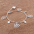 Sterling silver charm bracelet, 'Forever Beautiful' - 925 Sterling Silver Charm Bracelet by Peruvian Artisans (image 2b) thumbail
