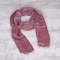 100% baby alpaca scarf,