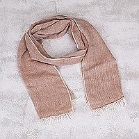 100% baby alpaca scarf,