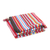 Alpaca blend throw blanket, 'Andean Home' - Crimson Alpaca Blend Throw Blanket with Multicolor Stripes (image 2d) thumbail