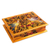 Reverse painted glass decorative box, 'Freedom Hummingbirds' - Hummingbird Reverse Painted Glass Decorative Box from Peru (image 2a) thumbail