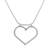 Sterling silver pendant necklace, 'Sweet Sensation' - Sterling Silver Heart Pendant Necklace from Peru (image 2a) thumbail