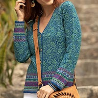 Featured review for 100% alpaca cardigan, Spirit of the Andes
