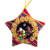 Cotton blend ornaments, 'Nativity Rhythms' (set of 4) - Four Cotton Blend Nativity Scene Star Ornaments from Peru (image 2c) thumbail