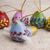 Ceramic ornaments, 'Christmas Messengers' (set of 6) - 6 Handcrafted Christmas Dove Ceramic Messenger Ornaments (image p288736) thumbail