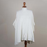 Featured review for Alpaca blend poncho, Dream Angel