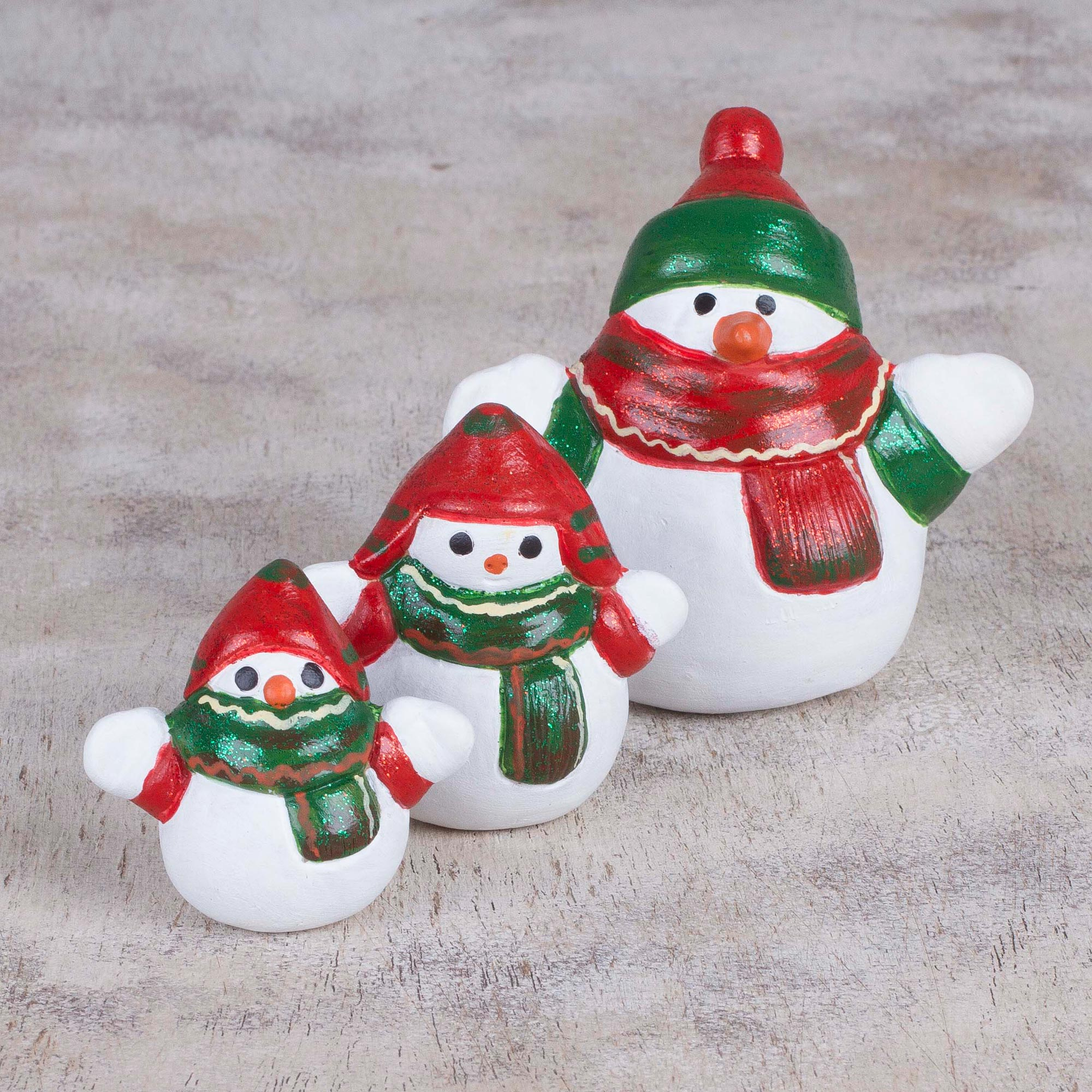 small snowman figurines cheap