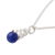 Sodalite pendant necklace, 'Andean Whirligig' - Artisan Crafted Contemporary Sodalite and Sterling Necklace (image 2e) thumbail