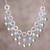 Amazonite waterfall necklace, 'Queen Beads' - Amazonite and Sterling Silver Waterfall Necklace from Peru (image 2) thumbail