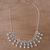 Amazonite waterfall necklace, 'Queen Beads' - Amazonite and Sterling Silver Waterfall Necklace from Peru (image 2c) thumbail
