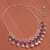 Amethyst waterfall necklace, 'Queen Beads' - Amethyst and Sterling Silver Waterfall Necklace from Peru (image 2c) thumbail