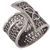 Sterling silver filigree band ring, 'Magical Flower Vine' - Sterling Silver Floral Filigree Band Ring from Peru (image 2f) thumbail