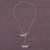 Sterling silver Y-necklace, 'Chasing Dragonflies' - Sterling Silver Dragonfly Y-Necklace from Peru (image 2b) thumbail