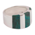 Chrysocolla band ring, 'Courageous Color' - Modern Handcrafted Andean Silver Chrysocolla Ring thumbail