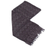 Decke werfen - Überwurfdecke mit Rautenmotiven in Rauch und Schwarz