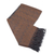 Throw blanket, 'Diamond Embrace' - Throw Blanket with Diamond Motifs in Slate and Spice thumbail
