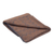 Throw blanket, 'Diamond Embrace' - Throw Blanket with Diamond Motifs in Slate and Spice (image 2d) thumbail