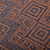 Throw blanket, 'Diamond Embrace' - Throw Blanket with Diamond Motifs in Slate and Spice (image 2e) thumbail