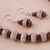 Ceramic jewelry set, 'Andean Maze' - Handcrafted Ceramic Beaded Jewelry Set from Peru (image 2c) thumbail