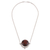 Mahogany obsidian pendant necklace, 'Essence of Time' - Andean Sterling Silver Necklace with Mahogany Obsidian thumbail
