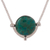 Chrysocolla pendant necklace, 'Essence of Time' - Andean Chrysocolla and Sterling Silver Pendant Necklace (image 2f) thumbail