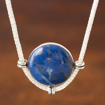 Lapis lazuli pendant necklace, Essence of Time