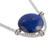 Lapis lazuli pendant necklace, 'Essence of Time' - Peruvian Sterling Silver Pendant Necklace with Lapis Lazuli (image 2c) thumbail