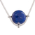 Lapis lazuli pendant necklace, 'Essence of Time' - Peruvian Sterling Silver Pendant Necklace with Lapis Lazuli (image 2d) thumbail