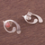 Opal drop earrings, 'Caress of an Angel' - Pink Opal and Sterling Silver Drop Earrings from Peru (image 2c) thumbail