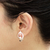 Opal drop earrings, 'Caress of an Angel' - Pink Opal and Sterling Silver Drop Earrings from Peru (image 2j) thumbail