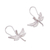 Sterling silver dangle earrings, 'Free Dragonflies' - Sterling Silver Dragonfly Dangle Earrings from Peru (image 2g) thumbail
