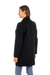 Alpaca blend coat, 'Elegance in Black' - Peruvian Alpaca Wool Blend Open Front Coat in Black (image 2e) thumbail