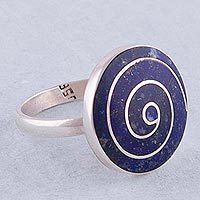 Silver jewerlly - Handcrafted Sterling Silver Cocktail Ring from Peru