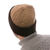 100% alpaca hat, 'Warm Braids in Tan' - Knit 100% Alpaca Hat in Tan and Mahogany from Peru (image 2c) thumbail