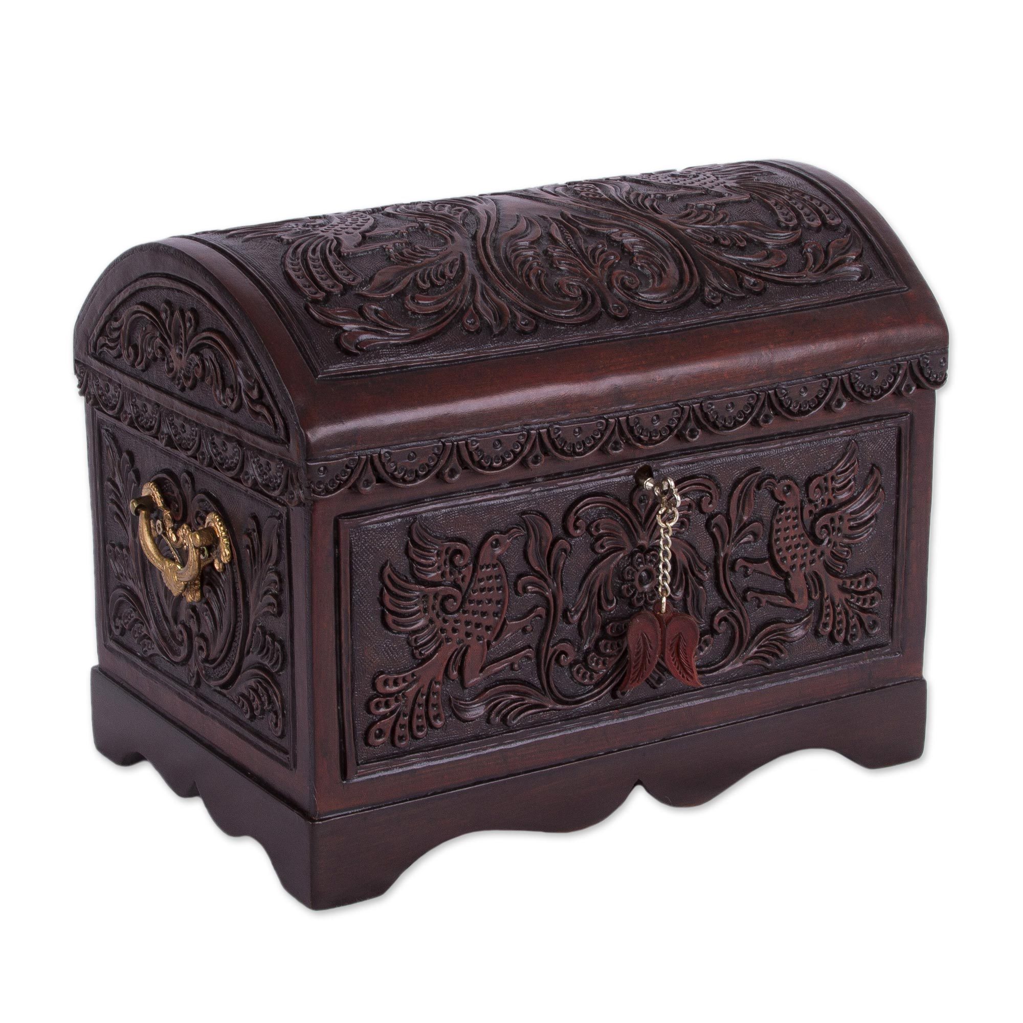Unicef Market Handcrafted Cedar And Leather Decorative Box From Unicef Market Handcrafted Cedar And