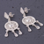 Sterling silver filigree chandelier earrings, 'Sparkling Full Moons' - Sterling Silver Filigree Circular Chandelier Earrings (image 2b) thumbail