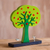 Wood sculpture, 'Loving Tree' - Handcrafted Wood Tree Sculpture from Peru (image 2b) thumbail