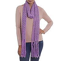 100% alpaca scarf,