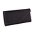 Leather wallet, 'Chocolate Style' - Handcrafted Leather Wallet in Solid Chocolate from Peru (image 2c) thumbail