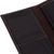 Leather wallet, 'Chocolate Style' - Handcrafted Leather Wallet in Solid Chocolate from Peru (image 2h) thumbail