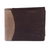 Leather wallet, 'Ancient Bird in Espresso' - Handcrafted Leather Wallet in Espresso and Tan from Peru (image 2a) thumbail