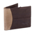 Leather wallet, 'Ancient Bird in Espresso' - Handcrafted Leather Wallet in Espresso and Tan from Peru (image 2c) thumbail