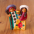 Ceramic decorative accent, 'Sweet Family' - Hand-Painted Ceramic Andean Decorative Accent from Peru thumbail