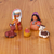 Ceramic nativity scene, 'Apache Nativity' (set of 5) - Painted Ceramic Native American Nativity Scene from Peru (image 2b) thumbail