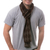 Men's alpaca blend scarf, 'Diamond Brown' - Men's Knit Alpaca Blend Scarf with Brown Diamond Patterns (image 2b) thumbail