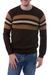 Men's 100% alpaca sweater, 'Mountain Sands' - 100% Alpaca Pullover Sweater for Men in Shades of Brown (image 2a) thumbail