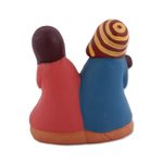 Ceramic nativity scene, 'Andean Home' - Hand-Painted Cultural Ceramic Nativity Scene from the Andes